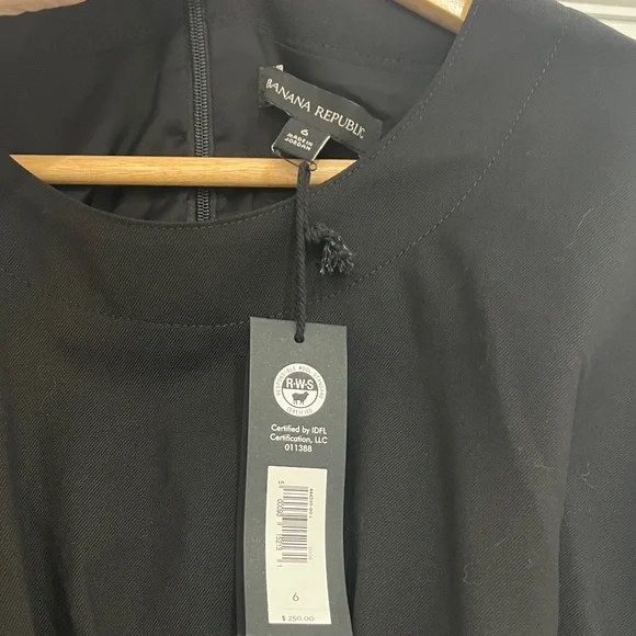 Banana Republic Classic Black Midi Dress - Picture 2 of 4